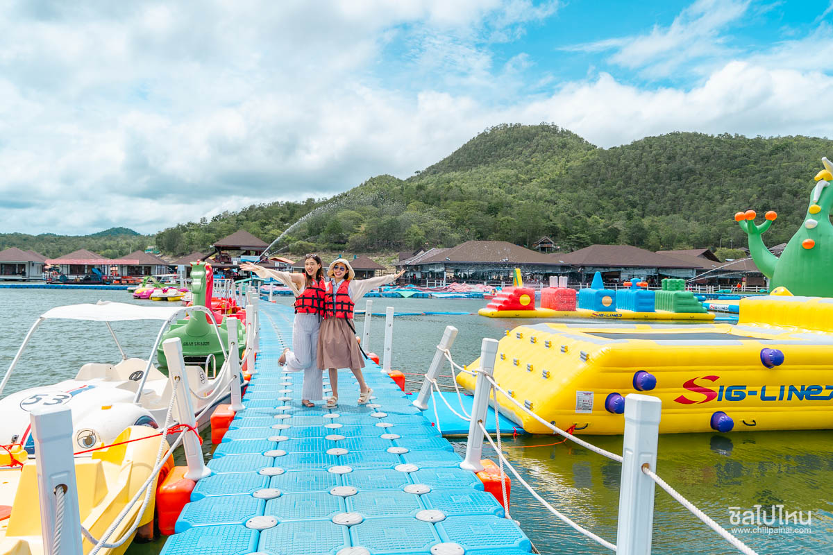 Lake Heaven Resort (เลค เฮฟเว่น รีสอร์ท) ที่พักกาญจนบุรี มีกิจกรรมทางน้ำ เหมาะสำหรับชวนชาวแก๊งมามันส์