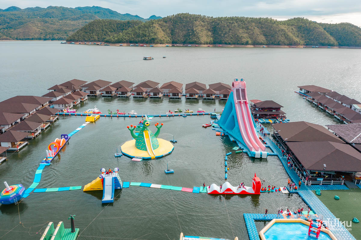 Lake Heaven Resort (เลค เฮฟเว่น รีสอร์ท) ที่พักกาญจนบุรี มีกิจกรรมทางน้ำ เหมาะสำหรับชวนชาวแก๊งมามันส์