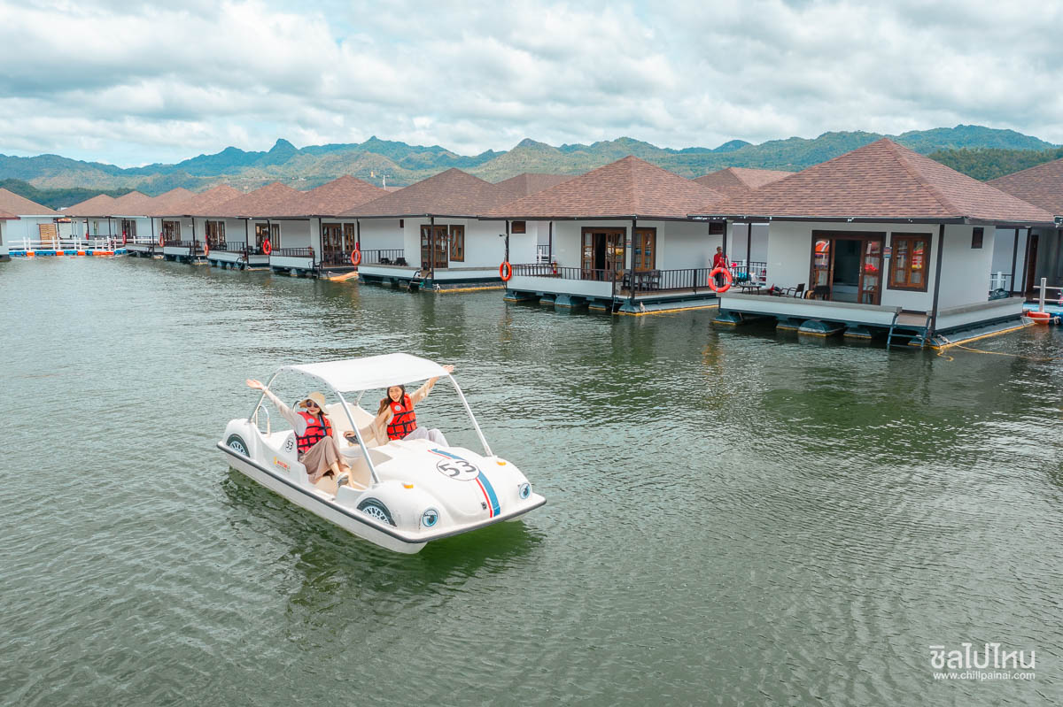 Lake Heaven Resort (เลค เฮฟเว่น รีสอร์ท) ที่พักกาญจนบุรี มีกิจกรรมทางน้ำ เหมาะสำหรับชวนชาวแก๊งมามันส์