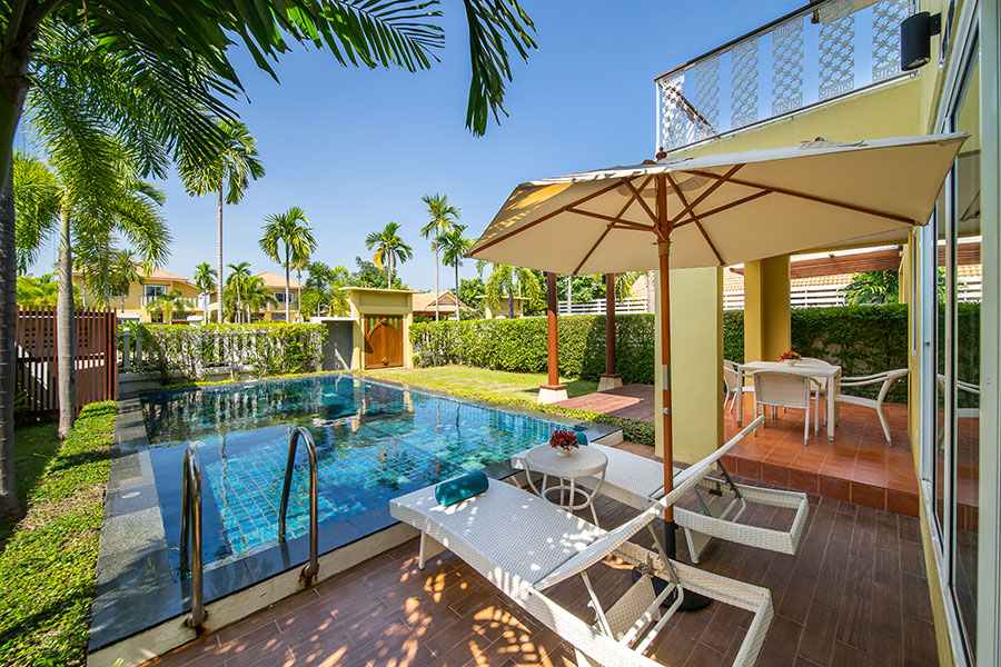 Blu Marine Hua Hin Resort & Villas (บลูมารีน หัวหิน) : ห้อง 2 Bedroom Blu Pool Villa 5 ท่าน, หัวหิน