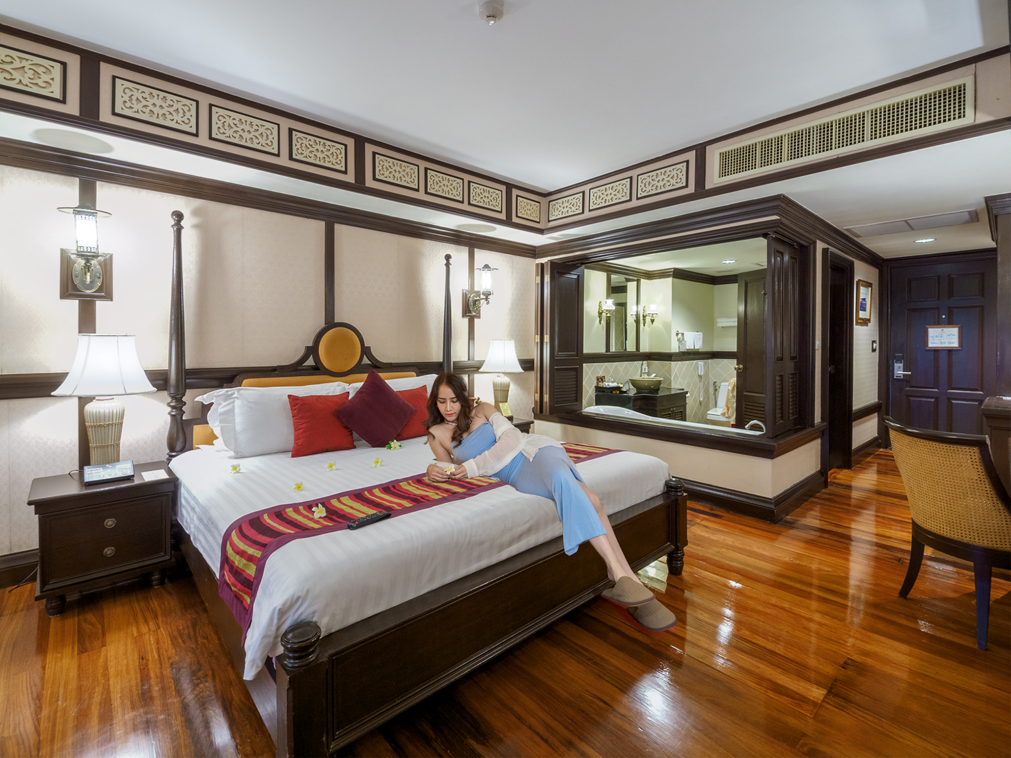 Wora Bura Huahin Resort and Spa (วรบุระ หัวหิน รีสอร์ท แอนด์ สปา) ห้อง Deluxe Room , 2 ท่าน , หัวหิน