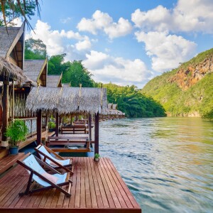 The Float House River Kwai (เดอะ โฟลทเฮาส์ ริเวอร์แคว รีสอร์ท) : ห้อง Floating Villa 2 ท่าน, กาญจนบุรี