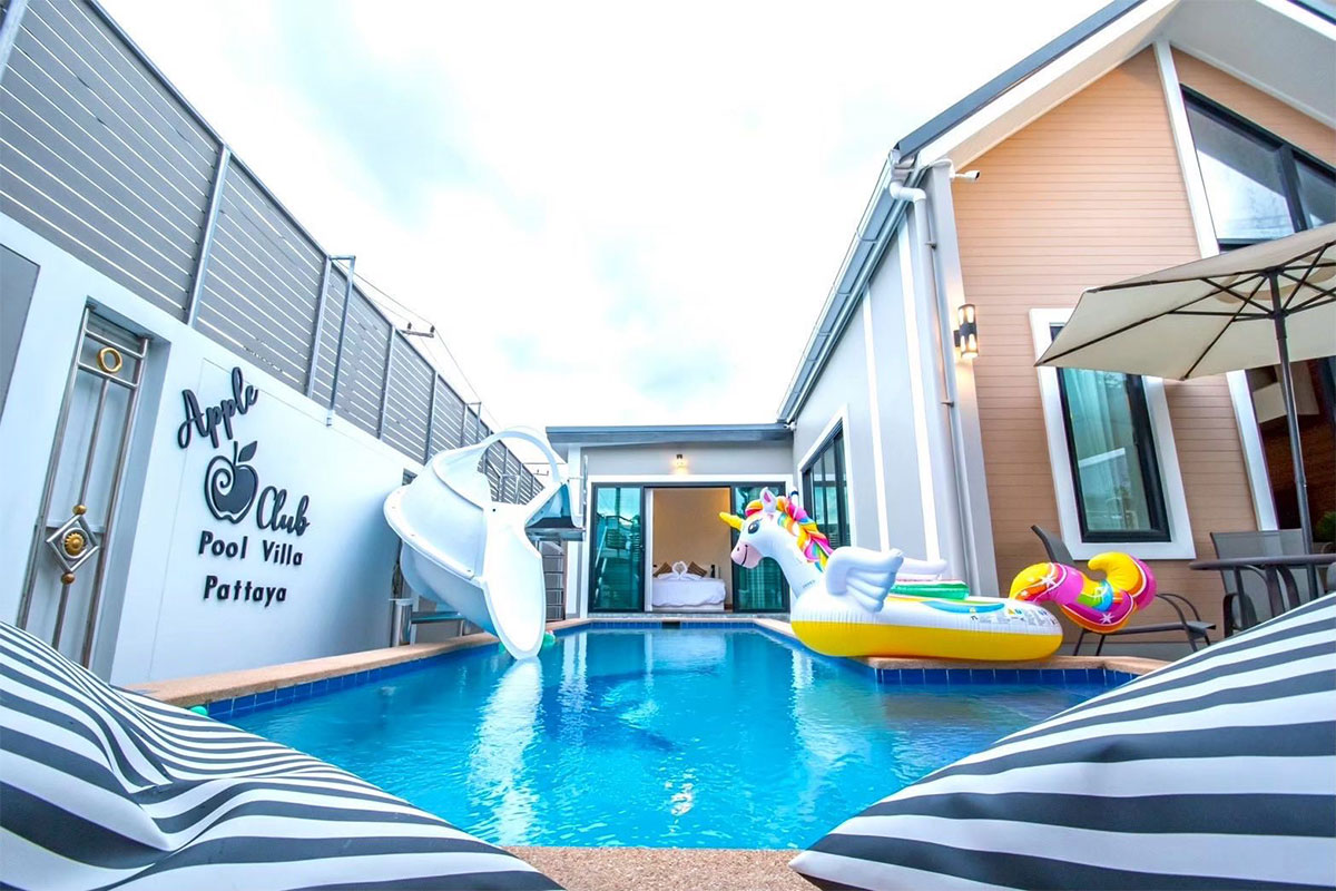 Pattaya Pool Villa: Apple Club Pool Villa Pattaya minimum 10 guests