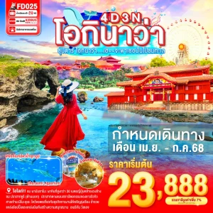 FD240 ทัวร์ญี่ปุ่น โอกินาว่า 4วัน 3คืน