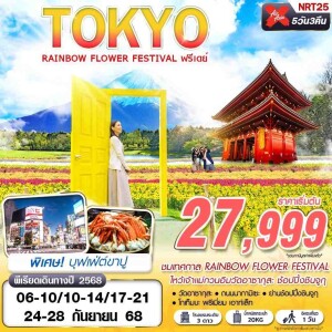 NRT25 ทัวร์ญี่ปุ่น โตเกียว 5วัน 3คืน