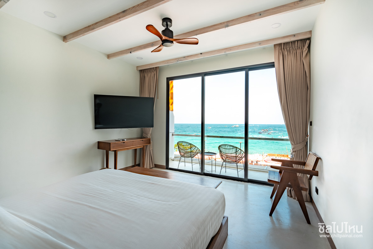 Ennkai Resort (เอนกาย รีสอร์ท) ที่พักเกาะล้าน ริมหาดทองหลาง สามารถเห็นทะเลได้ทุกห้อง
