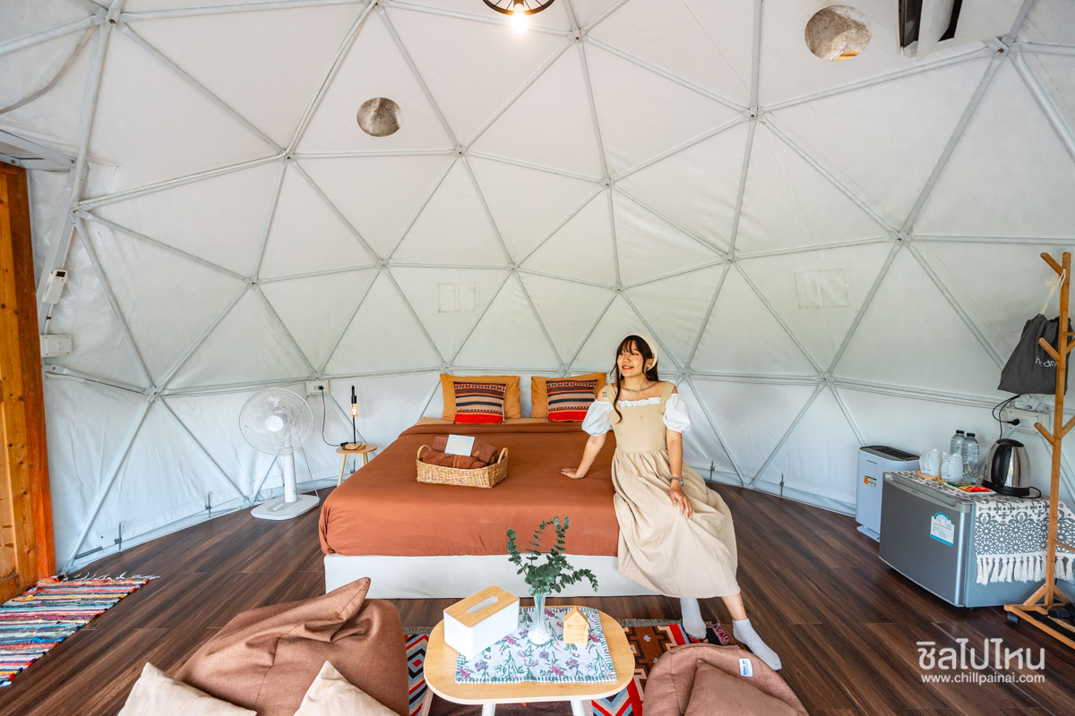 Mondara Villa and Glamping (มนดารา วิลล่า แอนด์ แกลมปิ้ง) ที่พักสวนผึ้งสไตล์บ้านเป็นหลังและแคมป์ปิ้งสุดชิคพร้อมกับมีหมูกระทะสุดฟิน