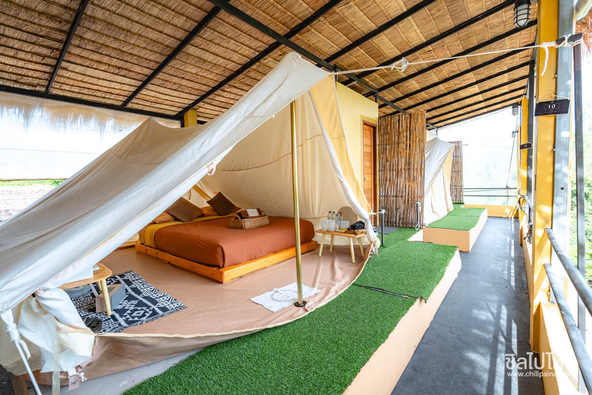 Mondara Villa and Glamping (มนดารา วิลล่า แอนด์ แกลมปิ้ง) ที่พักสวนผึ้งสไตล์บ้านเป็นหลังและแคมป์ปิ้งสุดชิคพร้อมกับมีหมูกระทะสุดฟิน