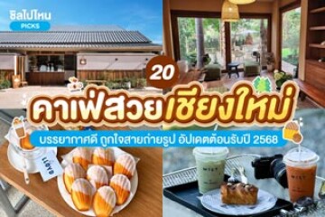 20 คาเฟ่เชียงใหม่ สวยบรรยากาศดี ถูกใจสายถ่ายรูป  อัปเดตต้อนรับปี 2568