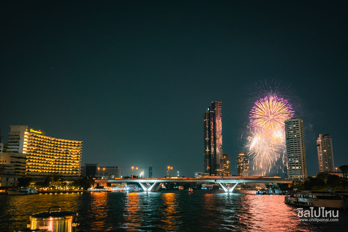 10 ที่ดูพลุปีใหม่ริมน้ำเจ้าพระยา รับปี 2568 กรุงเทพมหานคร