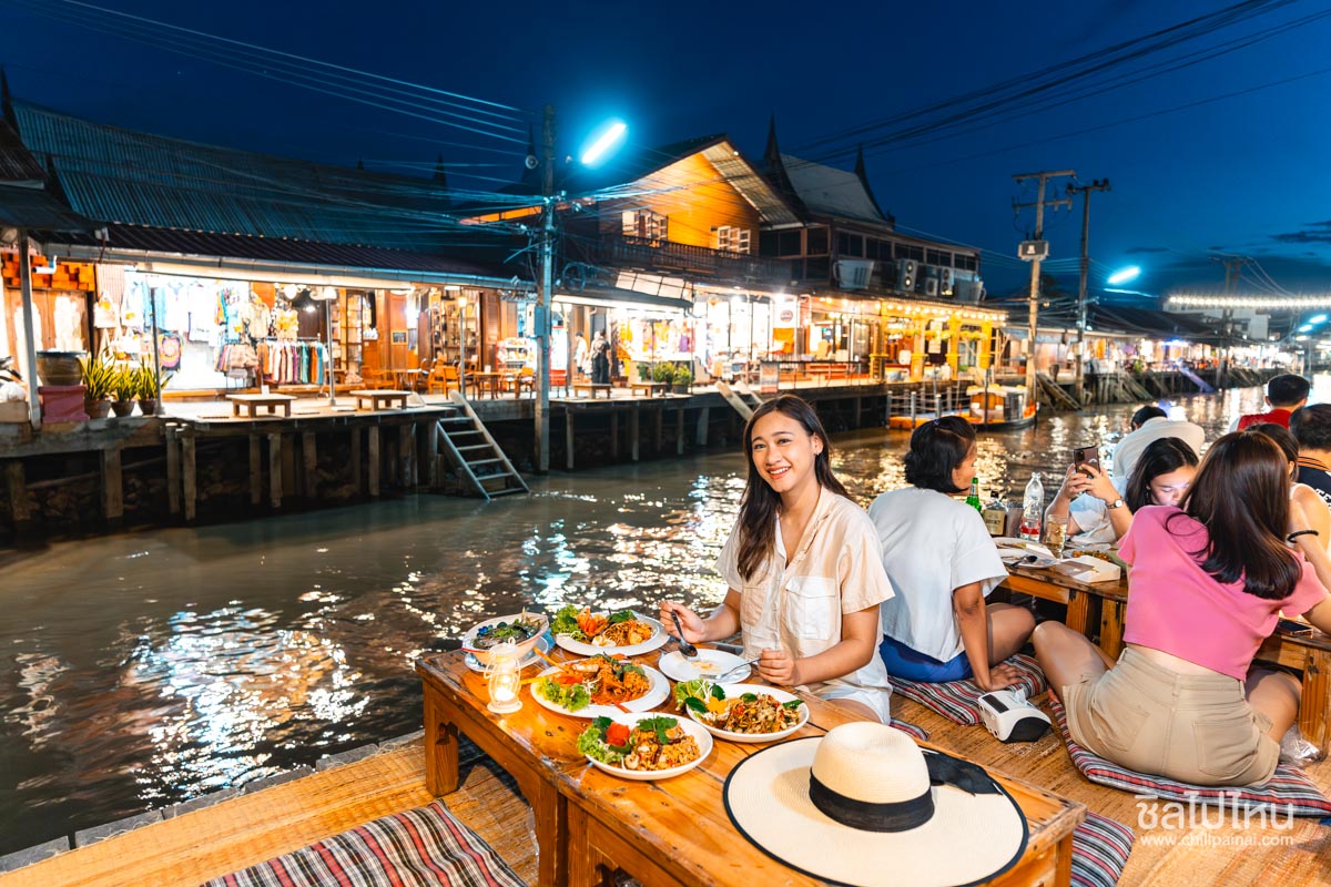 10 ร้านริมน้ำอัมพวา อาหารอร่อย บรรยากาศสุดชิล เหมาะกับครอบครัว อัปเดตใหม่ 2568