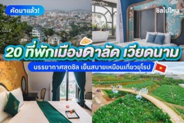 20 ที่พักเมืองดาลัด เวียดนาม บรรยากาศสุดชิล เย็นสบายเหมือนเที่ยวยุโรป อัปเดตปี 2568