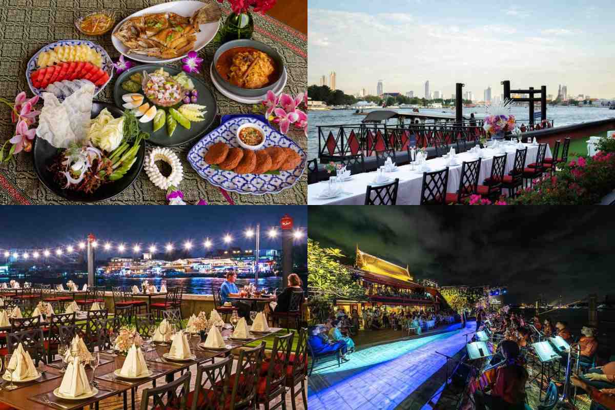 20 ร้านอาหารริมน้ำเจ้าพระยา บรรยากาศโรแมนติด อาหารอร่อย อัปเดตใหม่ 2568