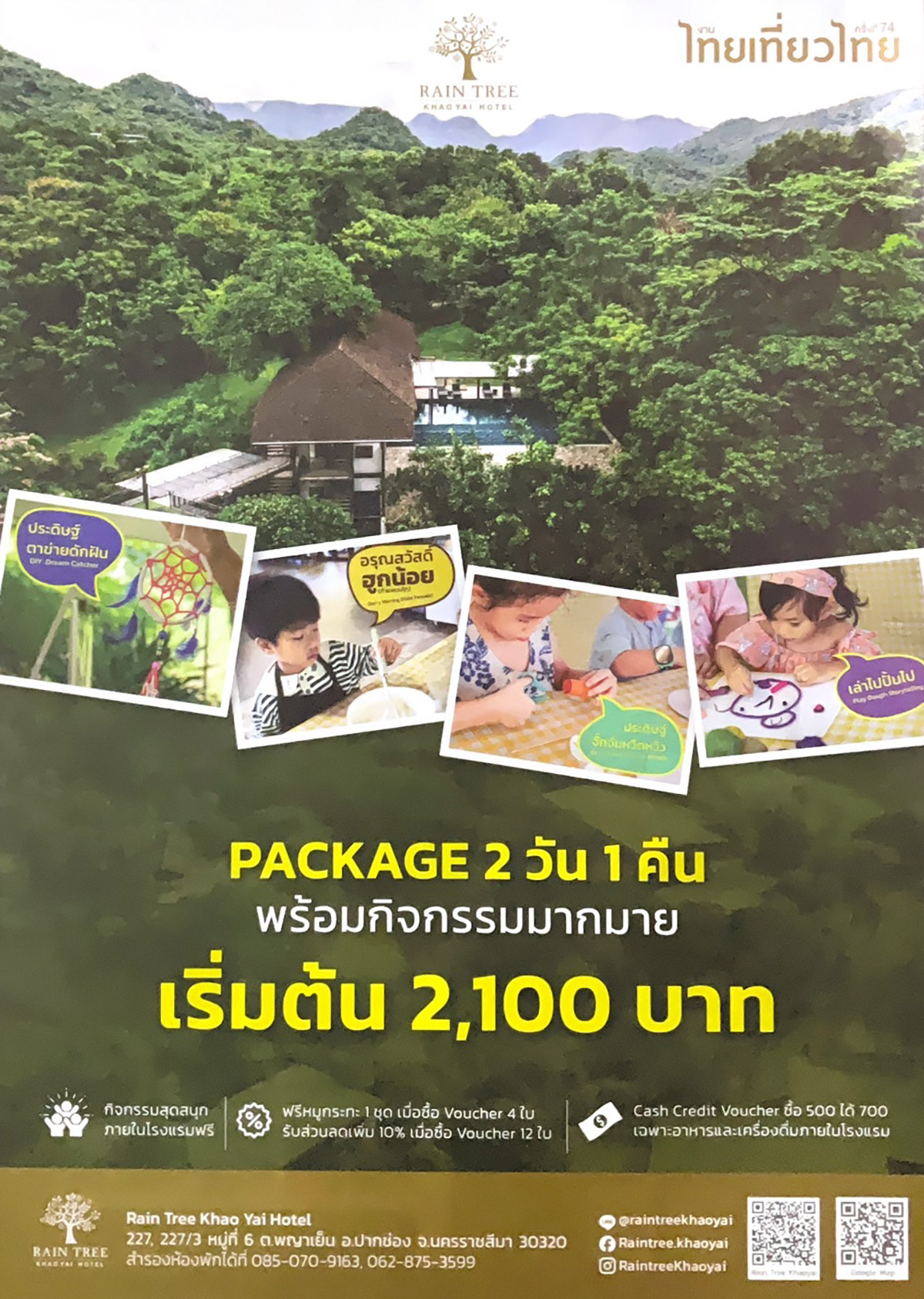 เขาใหญ่ rain tree