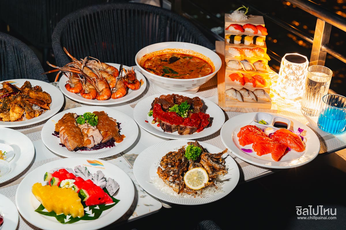 รีวิวบุฟเฟ่ต์เรือสวัสดี เจ้าพระยา (Sawasdee Chaophraya Cruise) เรือสุดหรูใหม่ล่าสุดพร้อมลิฟต์สำหรับผู้ใช้วีลแชร์ คนละ 1,150 บาท
