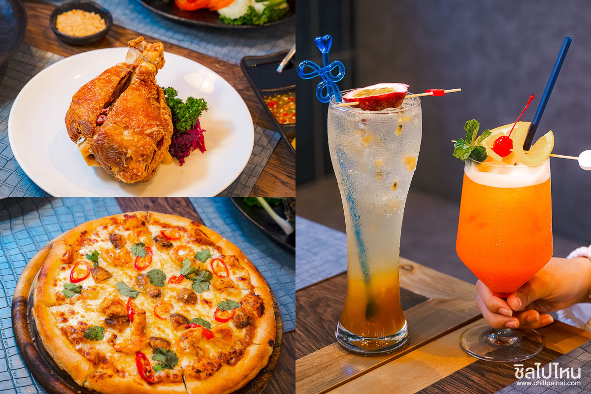 Blue Dragon Cafe & Beach Club พัทยา ร้านอาหารพัทยาชมวิวทะเลสุดปัง