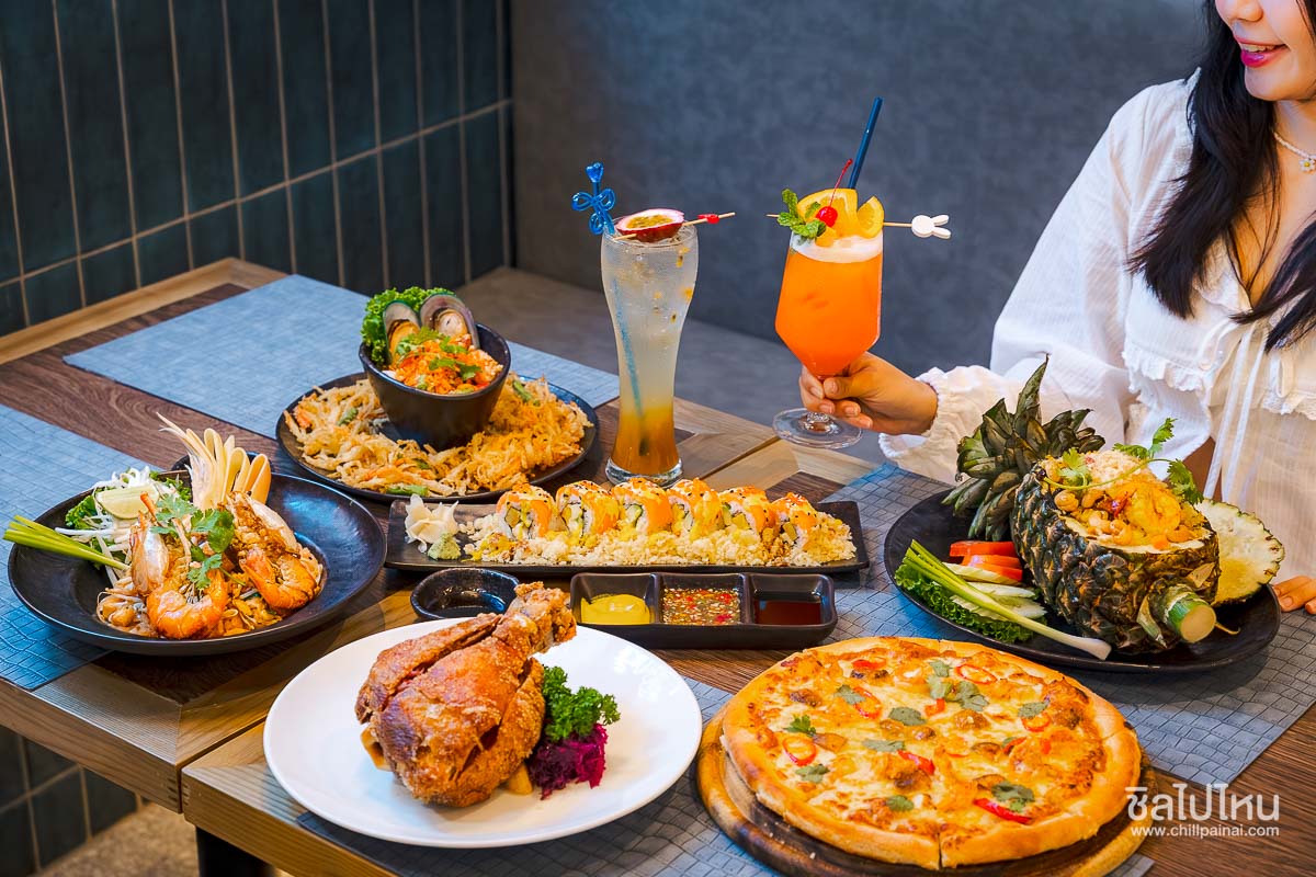 Blue Dragon Cafe & Beach Club พัทยา ร้านอาหารพัทยาชมวิวทะเลสุดปัง