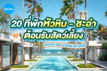 20 ที่พักหัวหิน-ชะอำ หมาพักได้ ห้องสบาย บรรยากาศดี อัปเดต 2569