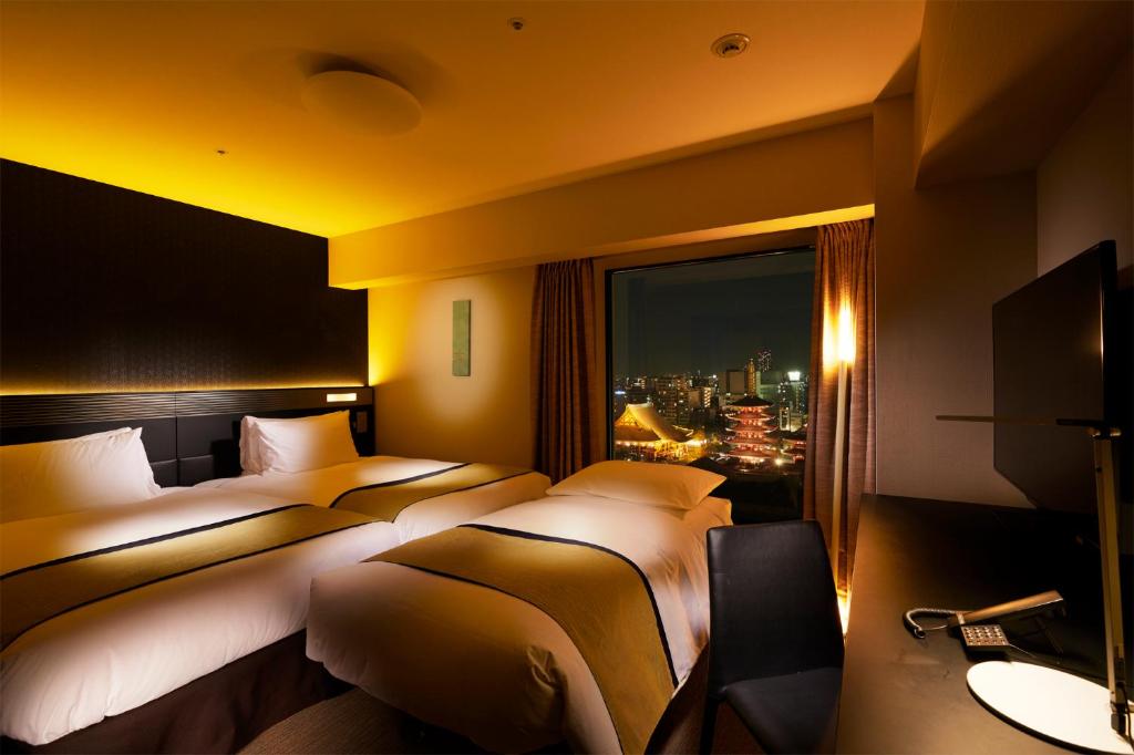 20 โรงแรมอาซากุสะ โตเกียว ย่านสุดฮิตของคนไทย ใกล้สถานีรถไฟ ใกล้วัดเซ็นโซจิ มีห้องใหญ่สำหรับครอบครัวอัปเดตใหม่ 2569