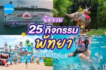 มัดรวม 25 กิจกรรมห้ามพลาดไปเที่ยวพัทยา ทำอะไรได้บ้าง  อัปเดต 2569