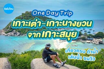 One Day Trip เกาะเต่า–เกาะนางยวน จากสมุย เที่ยวครบ ดำน้ำ เล่นน้ำ ชมวิว