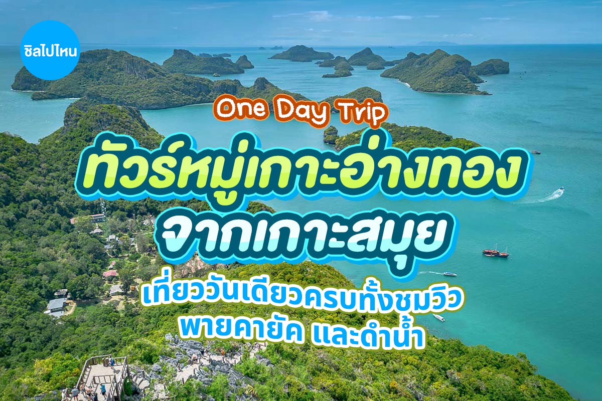 ทัวร์หมู่เกาะอ่างทองจากเกาะสมุย เที่ยววันเดียวครบทั้งชมวิว พายคายัค และดำน้ำ