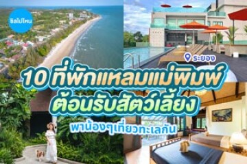 10 ที่พักใกล้แหลมแม่พิมพ์ ระยอง ต้อนรับสัตว์เลี้ยง พาน้องๆเที่ยวทะเลกัน อัปเดตให่ต้อนรับปี 2570