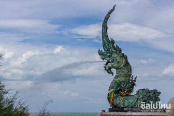ที่เที่ยวสงขลา: สวนสองทะเล รูปปั้นพญานาค ศาลกรมหลวงชุมพร