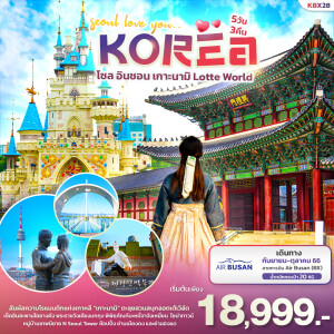 ทัวร์เกาหลี 5 วัน 3 คืน โซล อินชอน เกาะนามิ สัมผัสความโรแมนติกแห่งเกาหลี
