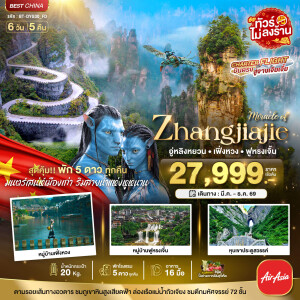 BT-DYG30_FD จางเจียเจี้ย เฟิ่งหวง ฟูหรงเจิ้น 6 วัน 5 คืน