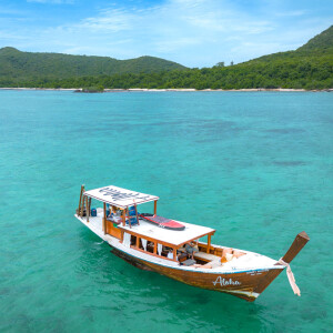 One Day Trip ดำน้ำอ่าวแสมสาร ล่องเรือไม้ Aloha แสมสาร สัตหีบ (เหมาลำ6-12ท่าน)