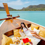 One Day Trip ดำน้ำอ่าวแสมสาร ล่องเรือไม้ Aloha เที่ยวเกาะขาม, แสมสาร สัตหีบ (เหมาลำ6ท่าน)