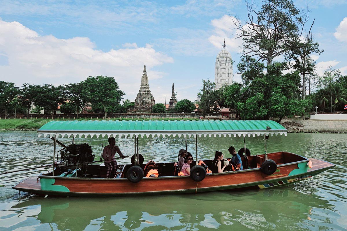 Ayutthaya Boat Trip อยุธยา โบ้ท ทริป : เรือขึ้นได้สูงสุด 8 ท่าน พร้อมชมเกาะเมียงพัทยาและความเป็นอยู่ของช้าง , พัทยา