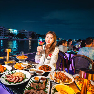 New Year Party COUNTDOWN 2026 : Bangkok Chaophraya Cruise : บุฟเฟ่ต์ดินเนอร์บนเรือหรูล่องแม่น้ำเจ้าพระยา