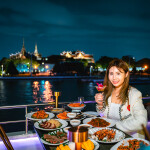 Bangkok Chaophraya Cruise : บุฟเฟ่ต์ดินเนอร์บนเรือหรูล่องแม่น้ำเจ้าพระยา