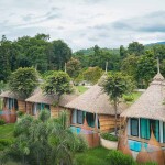 Binlha Raft Resort (บินหลา ราฟท์ รีสอร์ท) ห้อง Bamboo Pool Villa 2 ท่าน, กาญจนบุรี