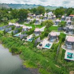 BOHO STORY Pool Villa (โบโฮ สตอรี่ พูลวิลล่า) ห้อง Type D - Pool Villa Riverfront - Bathub 2 ท่าน, กาญจนบุรี