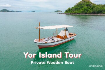 Luxury Wooden Boat Rita – Koh Yor Island Cruise with Snorkeling, SUP Paddleboarding, Fishing Squid Fishing + Grilled Shrimp Set | Sattahip, Chonburi