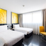 Garner Hotel Pattaya Central by IHG (โรงแรมการ์เนอร์ พัทยา เซ็นทรัล บาย ไอเอชจี) ห้อง Standard Queen or Twin 2 ท่าน, พัทยา
