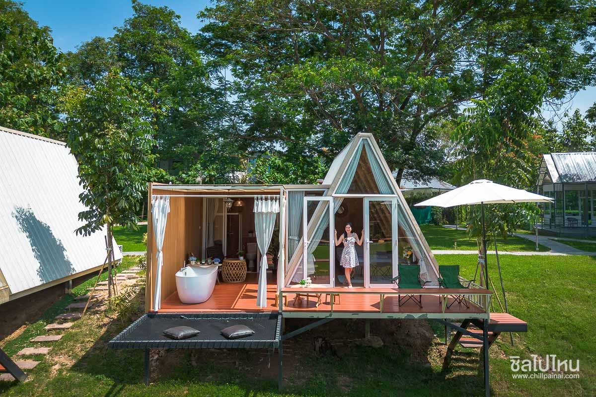 Greenfield Viewnam (กรีนฟิลด์ วิวน้ำ) ห้อง บ้านชมจันทร์ 2 ท่าน แก่งกระจาน