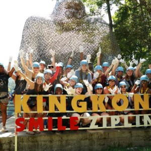 กิจกรรม Zipline สุดหวาดเสียวชมวิวจากยอดเขา พร้อมบุฟเฟ่ต์อาหารไทย ที่ Kingkong Zipline Chiangmai ,เชียงใหม่