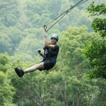 กิจกรรม Zipline สุดหวาดเสียวชมวิวจากยอดเขา พร้อมบุฟเฟ่ต์อาหารไทย ที่ Kingkong Zipline Chiangmai ,เชียงใหม่