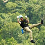 กิจกรรม Zipline สุดหวาดเสียวชมวิวจากยอดเขา พร้อมบุฟเฟ่ต์อาหารไทย ที่ Kingkong Zipline Chiangmai ,เชียงใหม่