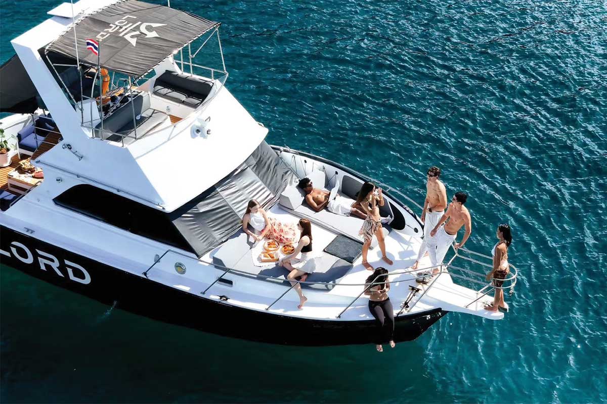 ล่องเรือสปอร์ตยอร์ช พัทยา : SEA LORD SPORT YACHT เกาะเป็ด เกาะคราม เกาะล้าน เกาะสาก