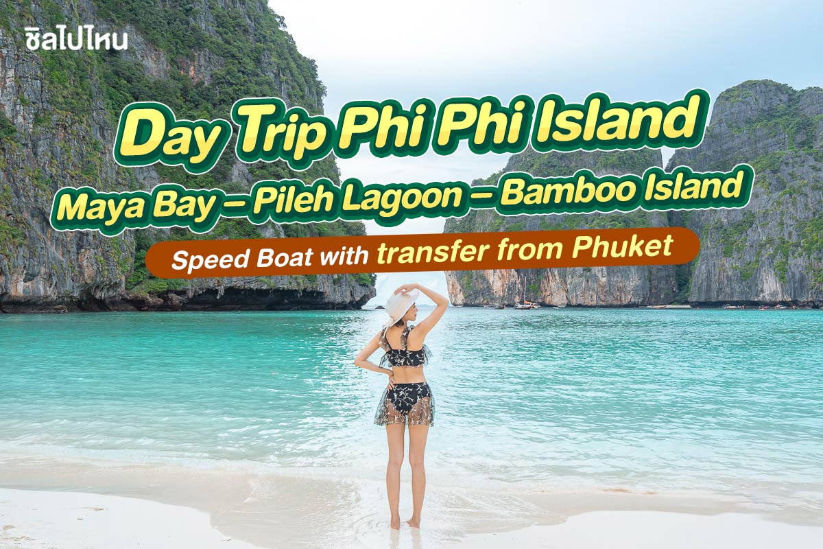[From Phuket] Day Trip Phi Phi Island - Maya Bay - Pileh Lagoon - Bamboo Island  Speed Boat with transfer from Phuket