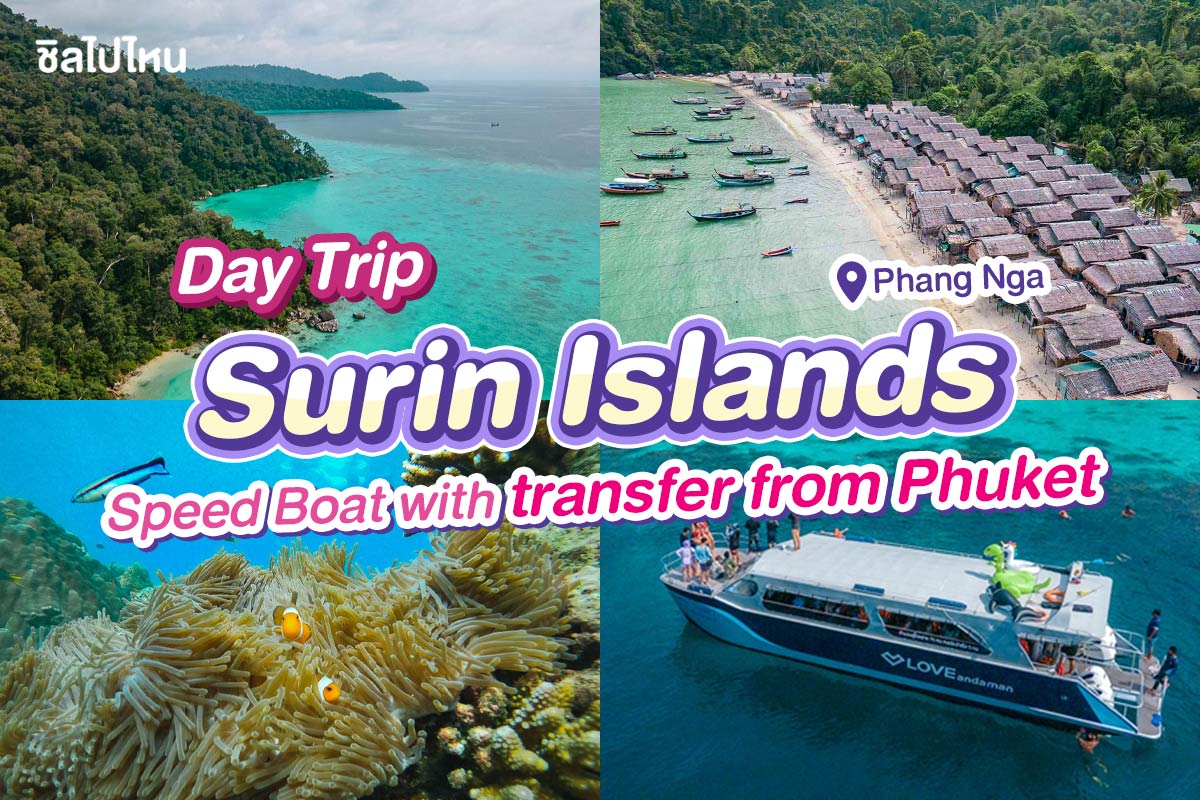 [From Phuket] Day Trip Surin Islands Speed Boat with transfer from Phuket