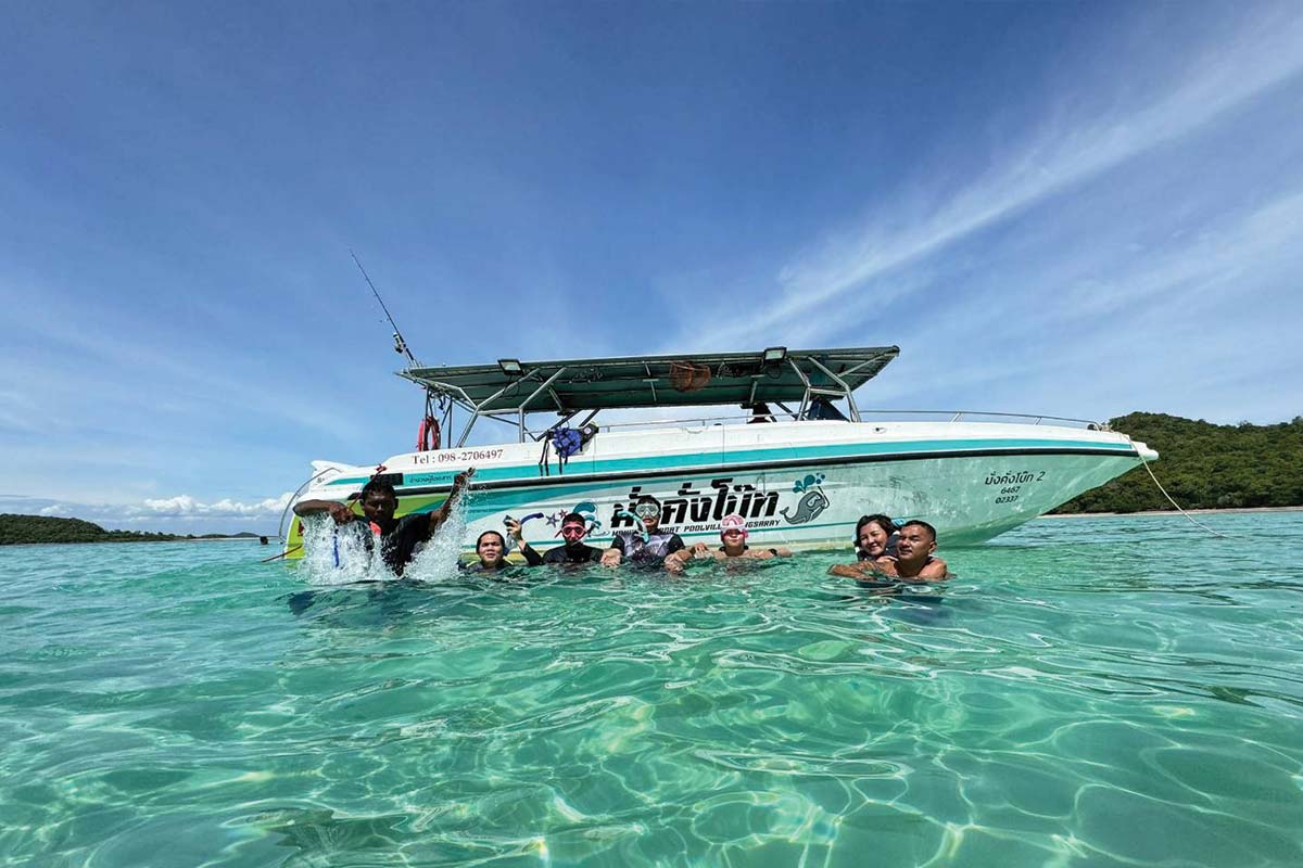 ทริปดำน้ำบางเสร่ เกาะครามน้อย เกาะครามใหญ่ โดยเรือสปีดโบ๊ท (เหมาลำ) สำหรับ 1-6 ท่าน
