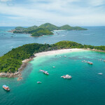 ล่องเรือไม้สุดหรู เที่ยว 3 เกาะ พัทยา เกาะล้าน-เกาะครก-เกาะสาก ครึ่งวัน