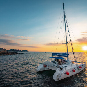 [From Phuket] Day Trip KAHUNG BEACH (CORAL ISLAND) & SUNSET PROMTHEP CAPE by Catamaran