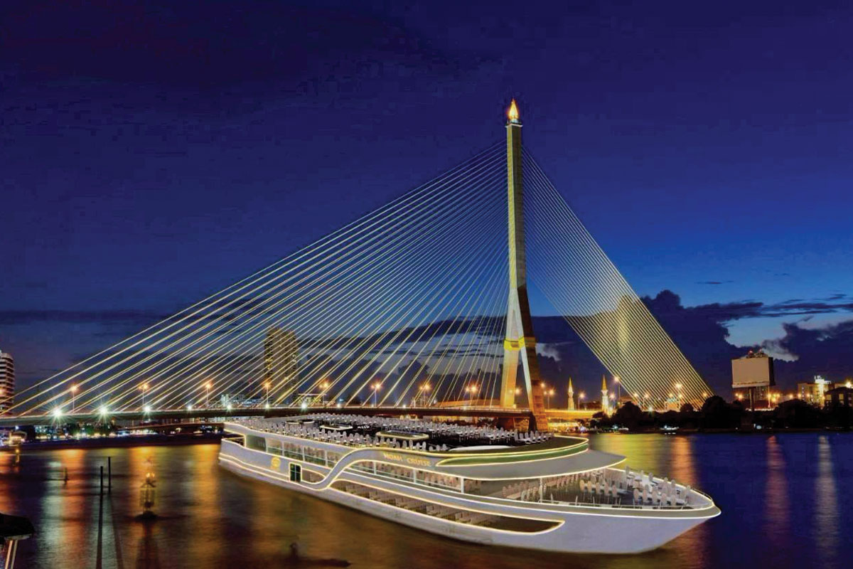 Noah Cruise รอบ Sunset : บุฟเฟ่ต์ดินเนอร์บนเรือหรูล่องแม่น้ำเจ้าพระยา